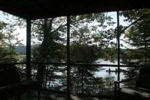 lakeside cabin